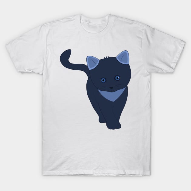 Walking cat T-Shirt by EmarDesign